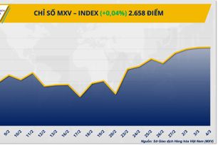 MXV-Index tăng nhẹ trong bối cảnh hàng hóa nguyên liệu biến động trái chiều