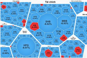 Phiên giảm điểm mạnh nhất lịch sử, VN-Index “bốc hơi” hơn 115 điểm