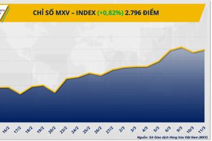 Giá dầu bật tăng gần 5%, MXV-Index nhích lên