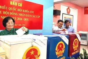 Đến 16 giờ ngày 15-3: Khoảng 72 triệu cử tri đi bầu cử, 5 tỉnh đạt tỷ lệ gần 100%