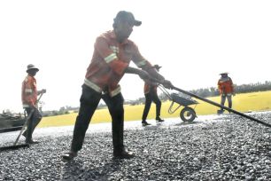 4 gói thầu cao tốc Châu Đốc - Cần Thơ - Sóc Trăng qua An Giang thi công đạt gần 73%