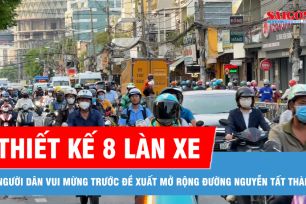 Người dân mừng khi đường Nguyễn Tất Thành được đề xuất mở rộng