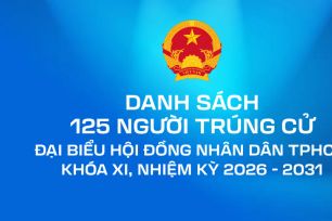 Danh sách 125 người trúng cử đại biểu HĐND TPHCM khóa XI, nhiệm kỳ 2026-2031