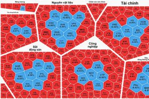 Cổ phiếu sàn hàng loạt, VN-Index giảm thêm gần 57 điểm 