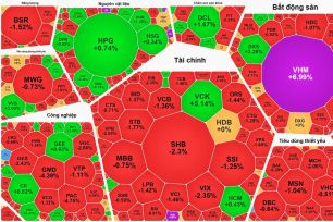 VN-Index tụt mốc 1.700 điểm