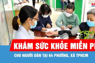 TPHCM: Đồng loạt tầm soát sức khỏe miễn phí tại 64 phường, xã ngày 5-4 
