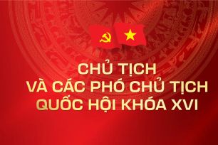 Chủ tịch và các Phó Chủ tịch Quốc hội khóa XVI