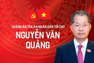 Tiểu sử tóm tắt Chánh án tòa án nhân dân tối cao Nguyễn Văn Quảng