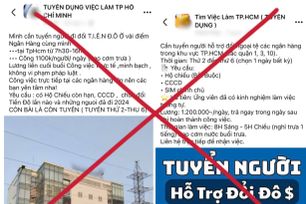 Cẩn trọng bẫy việc làm trá hình