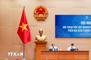 Hà Nội đối thoại với doanh nghiệp để tháo gỡ 'điểm nghẽn'
