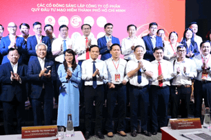 Bí thư Thành ủy TPHCM Trần Lưu Quang dự lễ ra mắt Quỹ đầu tư mạo hiểm