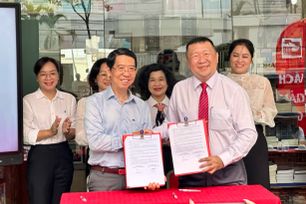 NXB Tổng hợp TPHCM ký kết phối hợp với phường Sài Gòn và phường Tân Định