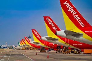 Vietjet là hãng hàng không có mức phát thải thấp nhất Đông Nam Á