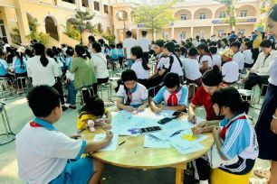 Sôi nổi Ngày sách và văn hóa đọc tại xã An Thới Đông 