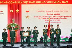 Viettel High Tech đón nhận danh hiệu Anh hùng Lực lượng vũ trang nhân dân