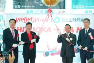 Vietjet khai trương đường bay bay thẳng Hà Nội-Shizuoka