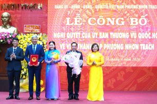 Công bố thành lập 10 phường của thành phố Đồng Nai