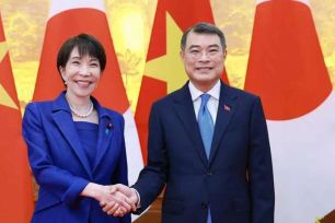 Thủ tướng Lê Minh Hưng chủ trì lễ đón chính thức Thủ tướng Nhật Bản Takaichi Sanae