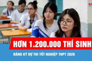 Hơn 1.200.000 thí sinh đăng ký dự thi tốt nghiệp THPT 2026
