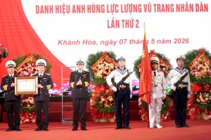 Lữ đoàn 146 đón nhận danh hiệu Anh hùng Lực lượng vũ trang nhân dân lần thứ 2