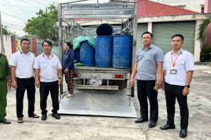 Tiêu hủy hơn 1,4 tấn heo chết bốc mùi hôi thối