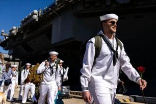 Mỹ: Tàu sân bay USS Gerald R. Ford về nước