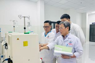 Đơn vị chạy thận nhân tạo đầu tiên chính thức vận hành