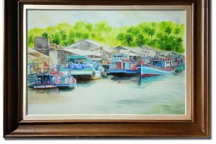 Triển lãm “Non nước thanh bình”: Mộc mạc, tâm tình người Nam bộ