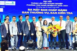 Ra mắt Hội Doanh nghiệp phường Tân Hưng nhiệm kỳ 2026 – 2031