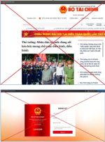 Bộ Tài chính cảnh báo tình trạng các website giả mạo