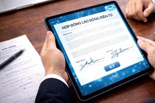Hợp đồng lao động điện tử được cấp mã định danh từ ngày 1/7