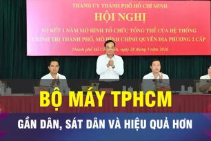 18 GIỜ NGÀY 28-5: Bộ máy chính quyền TPHCM hoạt động hiệu quả hơn