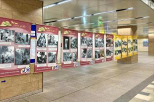 Trưng bày chuyên đề “Trẻ em thời chiến” tại metro Bến Thành - Suối Tiên 
