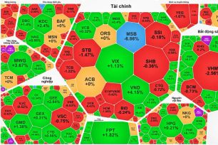 Dòng tiền đứng ngoài thị trường, VN-Index tiếp tục giảm mạnh