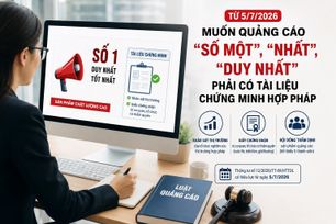 Từ ngày 5/7, quảng cáo dùng từ “nhất”, “duy nhất” phải có tài liệu chứng minh