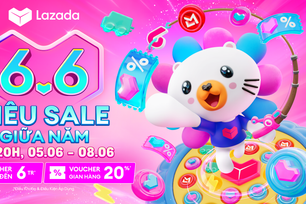 LAZADA khởi động lễ hội mua sắm giữa năm “Siêu sale 6.6”